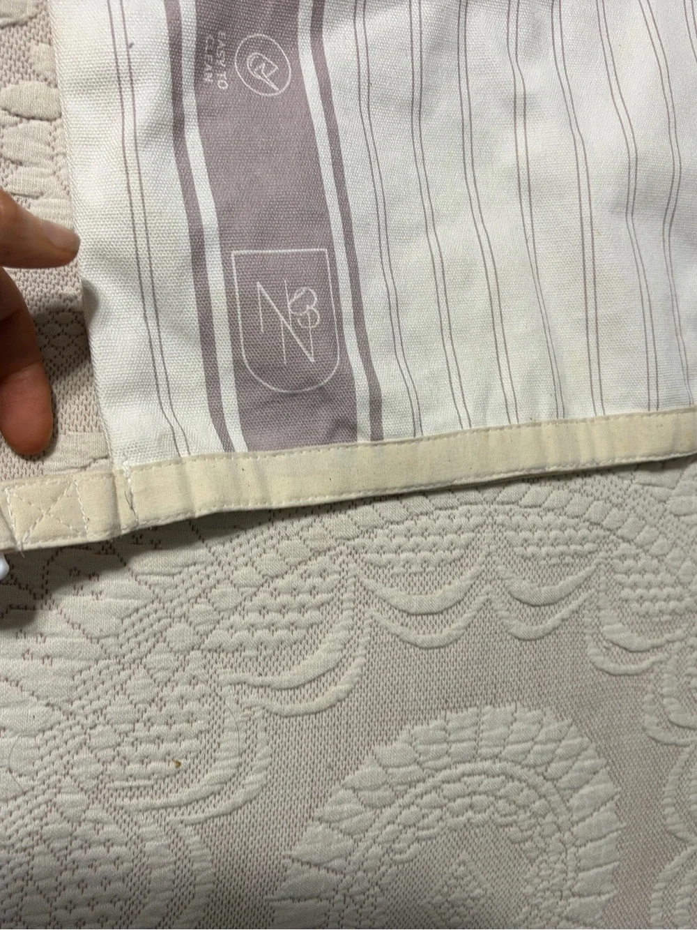 Nectar & Nest Reusable homemade Bread & sourdough beeswax lined Storage Bag Pair
